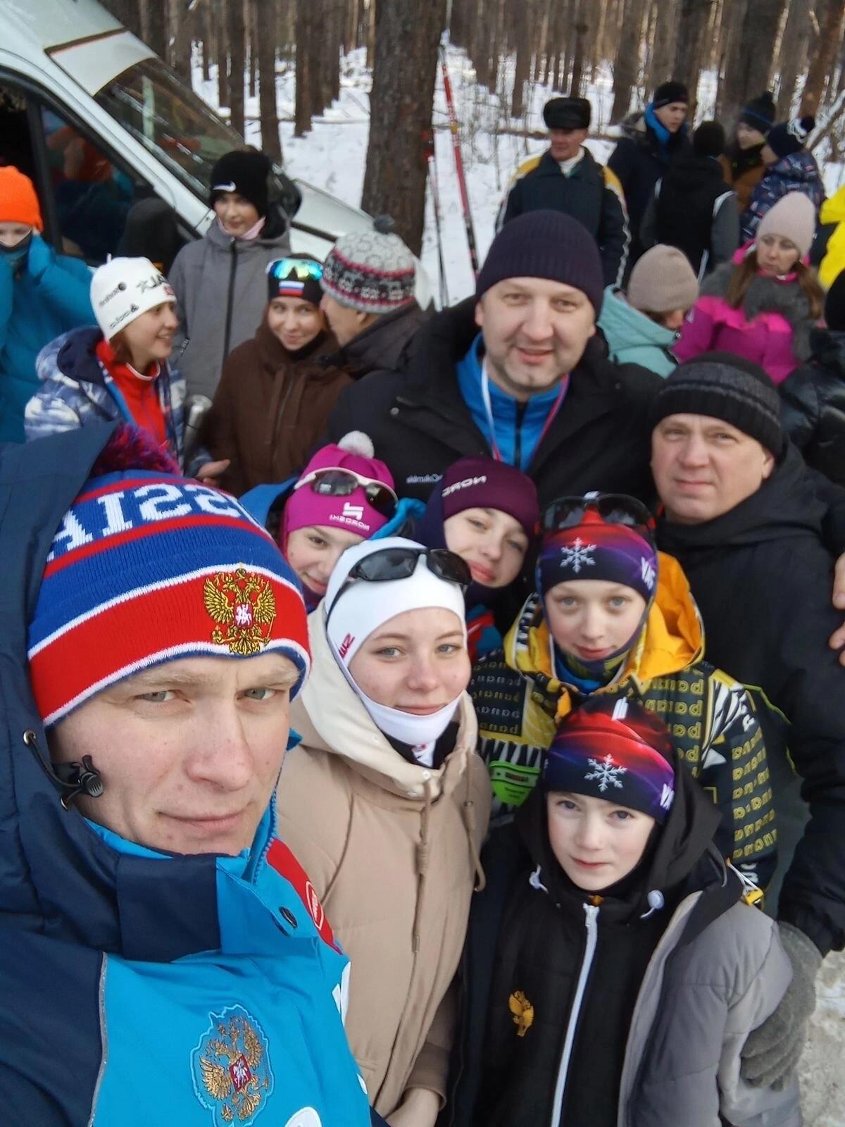 Первенство Инзенского района по лыжным гонкам.
